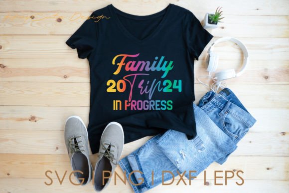 Family Trip 2024 in Progress Summer Svg: Graphics for Crafts and Marketing