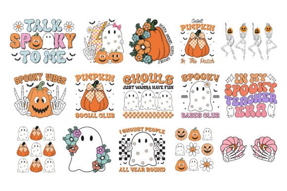 Halloween Pumpkin Boo SVG Sublimation