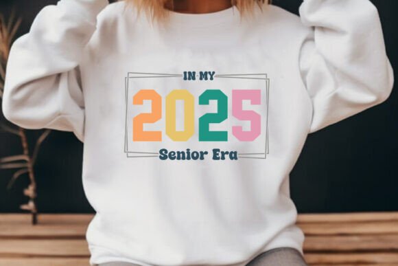 In My 2025 Senior Era - Retro SVG
