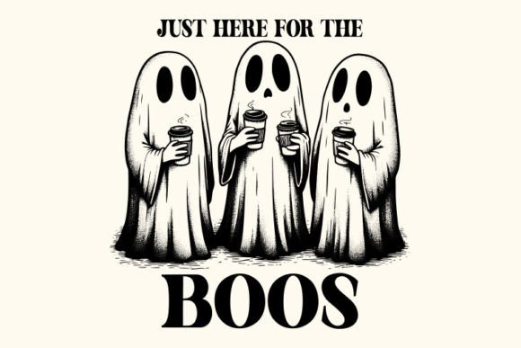 Just Here Halloween SVG Design for Crafts and Graphics