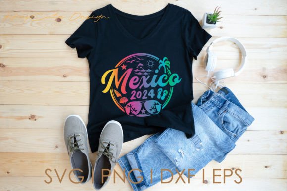 Mexico 2024 Summer Vacation Svg Png