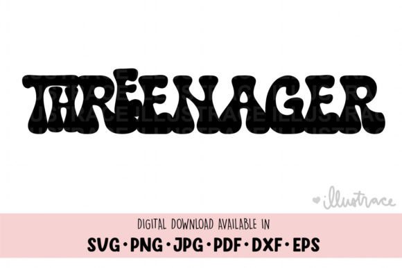 Threenager Svg - 3rd Birthday Svg